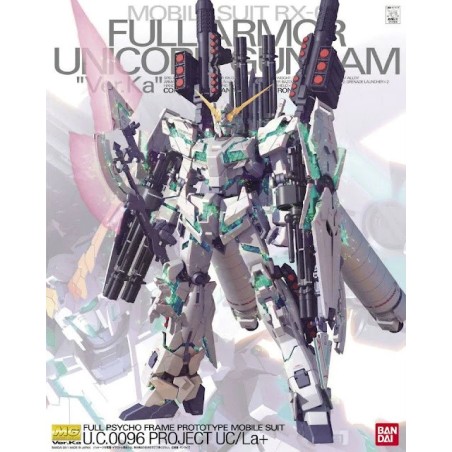 Bandai Gunpla MG Gundam Unicorn RX-0 Full Ar Ver.KA 1:100